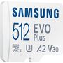 Voir la diapositive 3 : Samsung Carte Micro SD 512Go Evo plus avec adaptateur