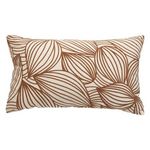 ATMOSPHERA Coussin Déco Floqué  Automne  30x50cm Rouille