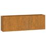 Voir la diapositive 5 : VIDAXL Jardinieres murales 2 pcs Rouille Acier corten 53x10x17 cm