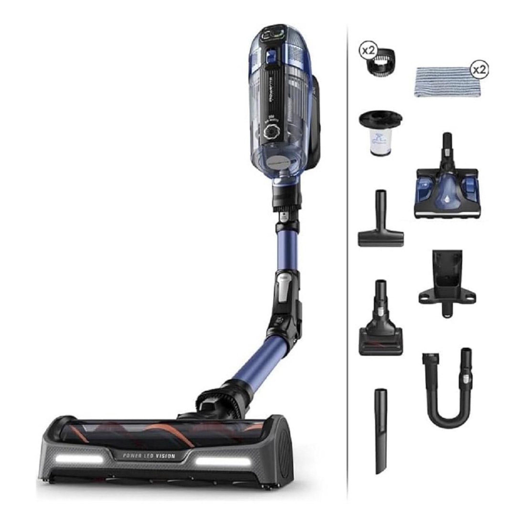 Voir la diapositive 2 : ROWENTA Aspirateur balai rechargeable - rh99c0wo