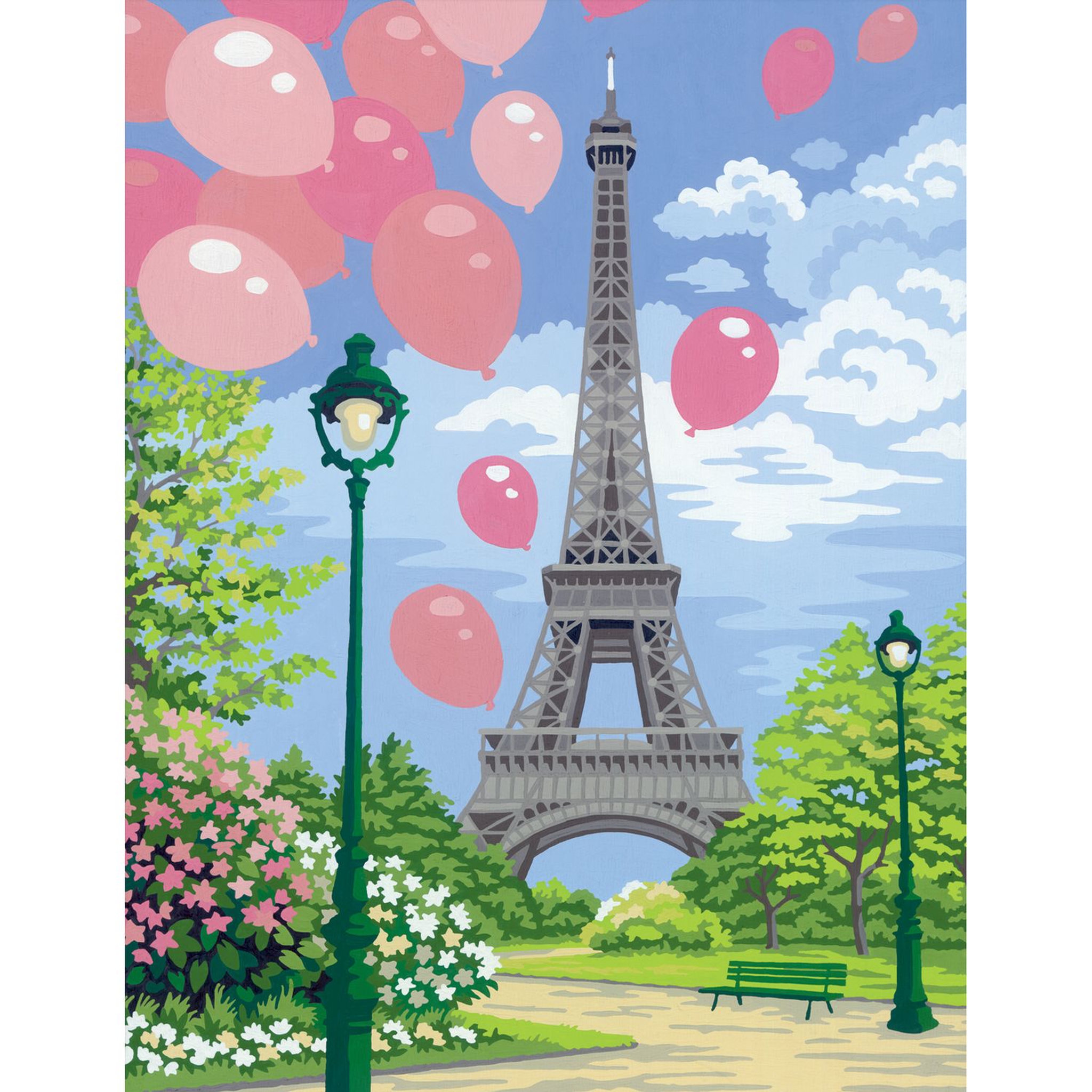Voir la diapositive 2 : RAVENSBURGER Tableau Paris - 24x30 cm - CreArt