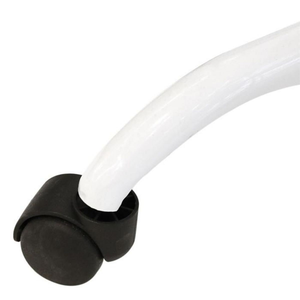 Paris Prix Lot de 2 Chaises à Roulettes  Kiruna  92cm Blanc