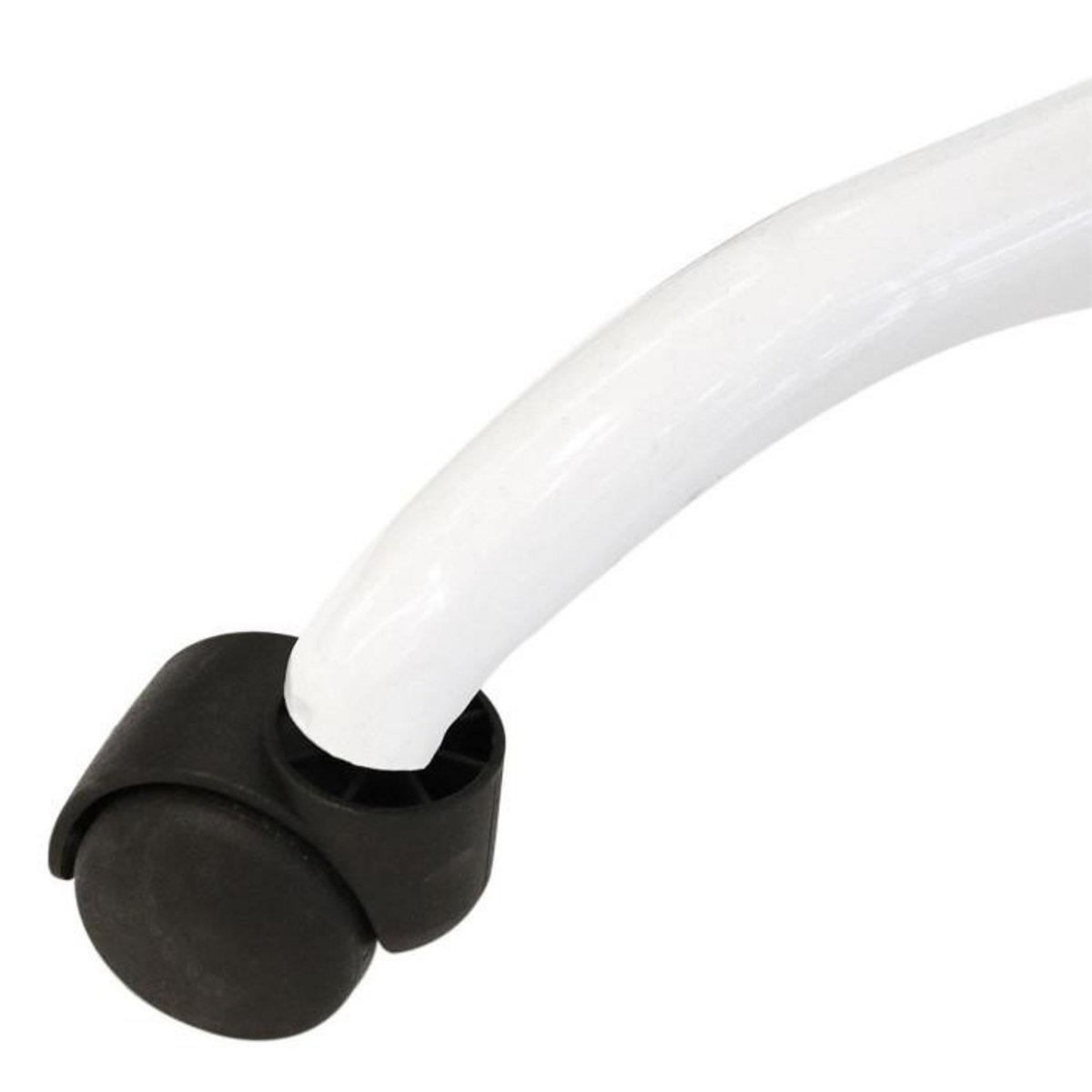 Paris Prix Lot de 2 Chaises à Roulettes  Kiruna  92cm Blanc