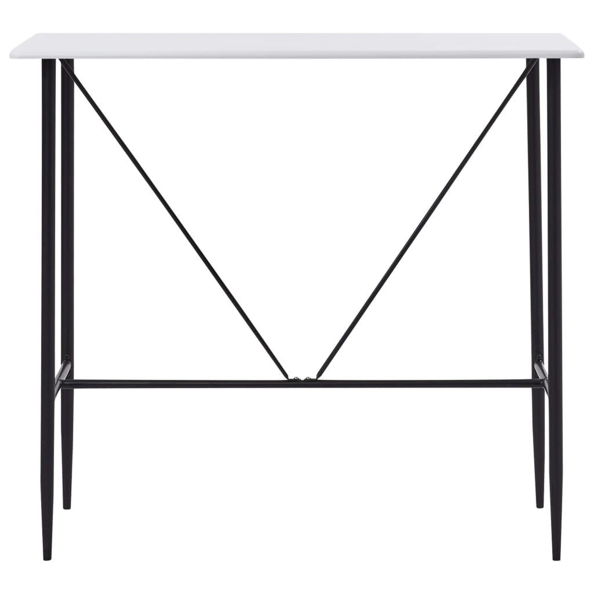 Voir la diapositive 3 : VIDAXL Ensemble de bar 5 pcs Tissu Noir