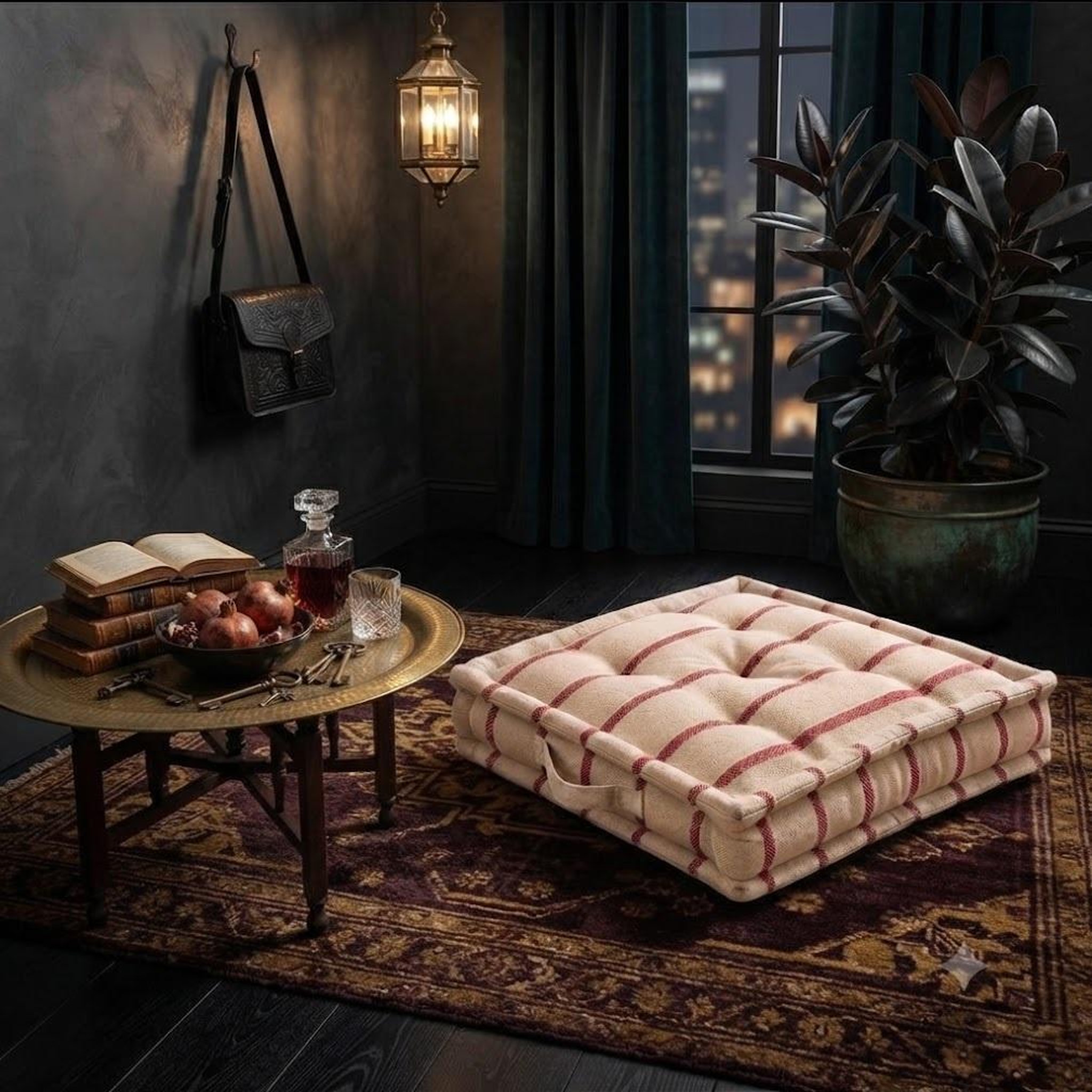 Voir la diapositive 5 : Eden Coussin de sol st tropez design et moderne