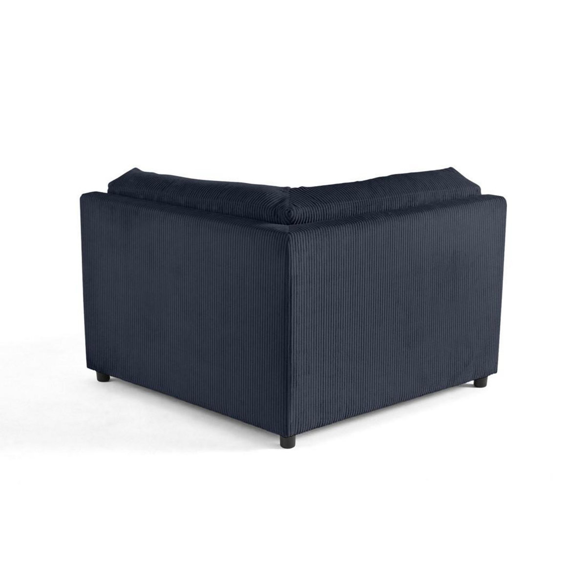 LISA DESIGN Garance - module d'assise d'angle réversible - en velours côtelé