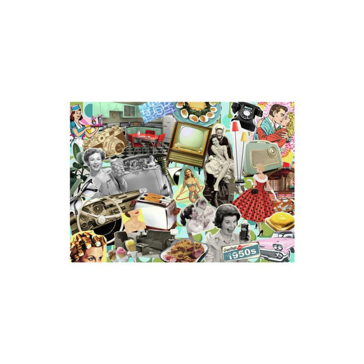 RAVENSBURGER Ravensburger - Jigsaw puzzle The 1950s, 1000 pcs. 120006183