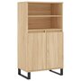 Voir la diapositive 2 : VIDAXL Buffet haut Chêne sonoma 60x36x110 cm Bois d ingénierie