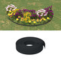 Voir la diapositive 1 : VIDAXL Bordures de jardin 4 pcs noir 10 m 10 cm polyethylene