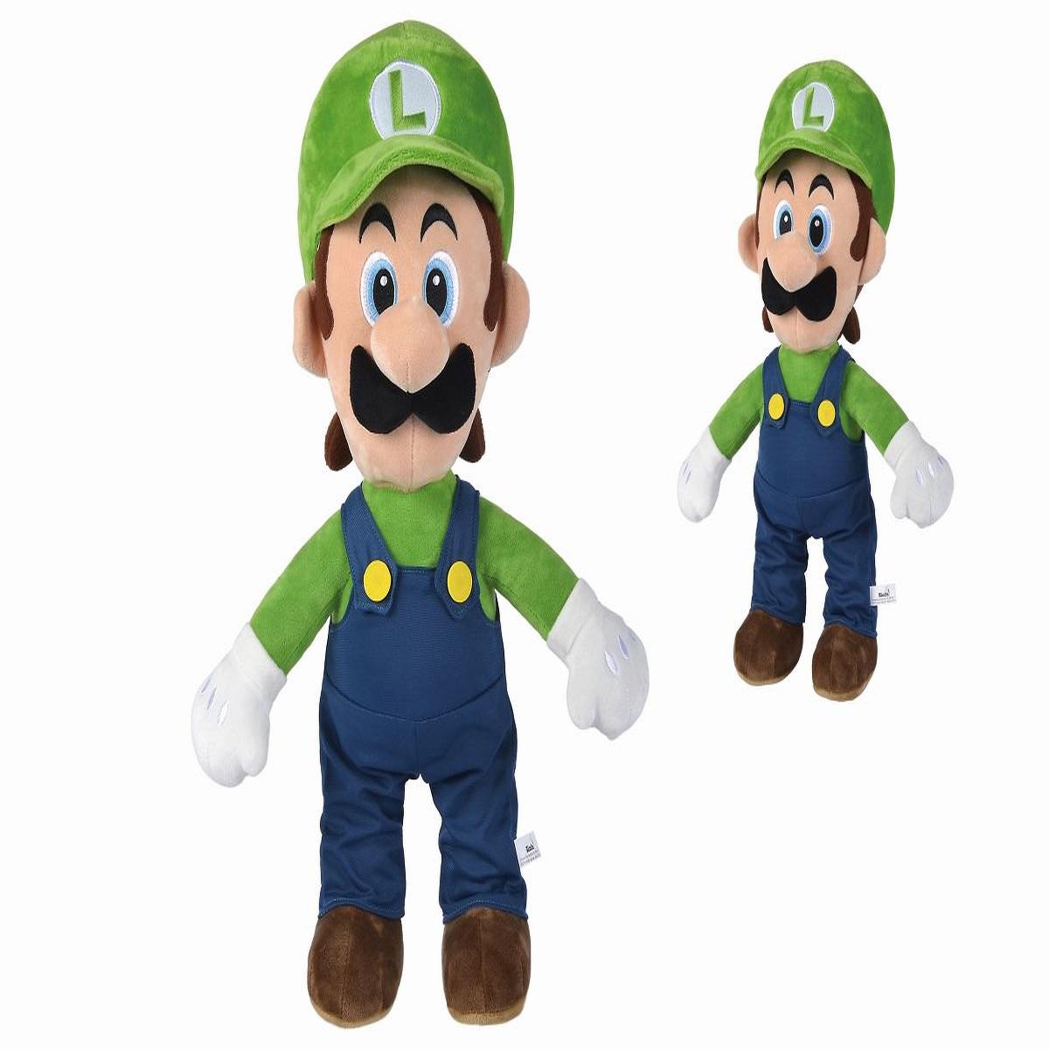 Voir la diapositive 2 : SIMBA Peluche Luigi 50 cm Nintendo 