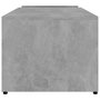 Voir la diapositive 5 : VIDAXL Table basse Gris beton 90x45x35 cm bois d'ingenierie