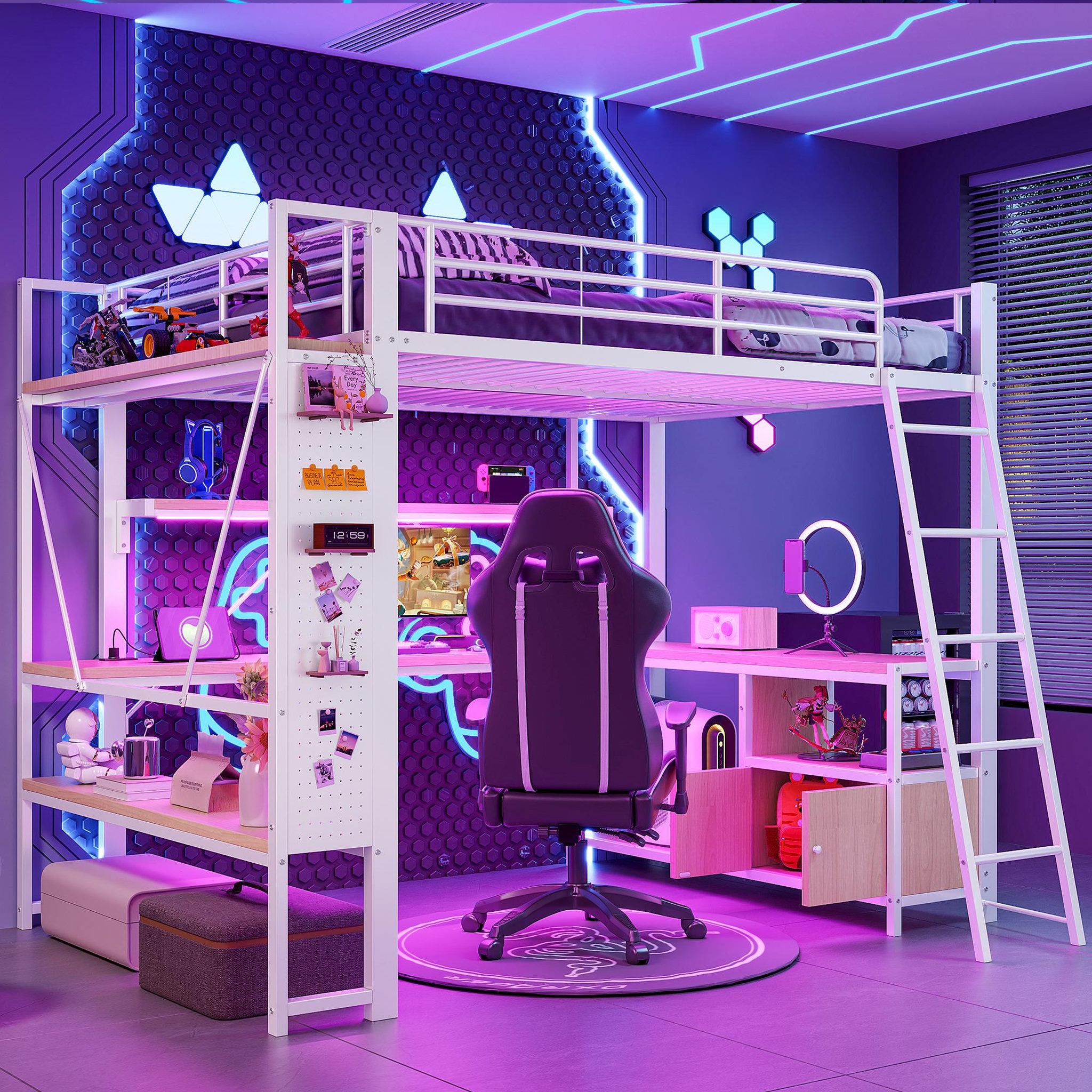 Voir la diapositive 4 : MERAX Lit mezzanine