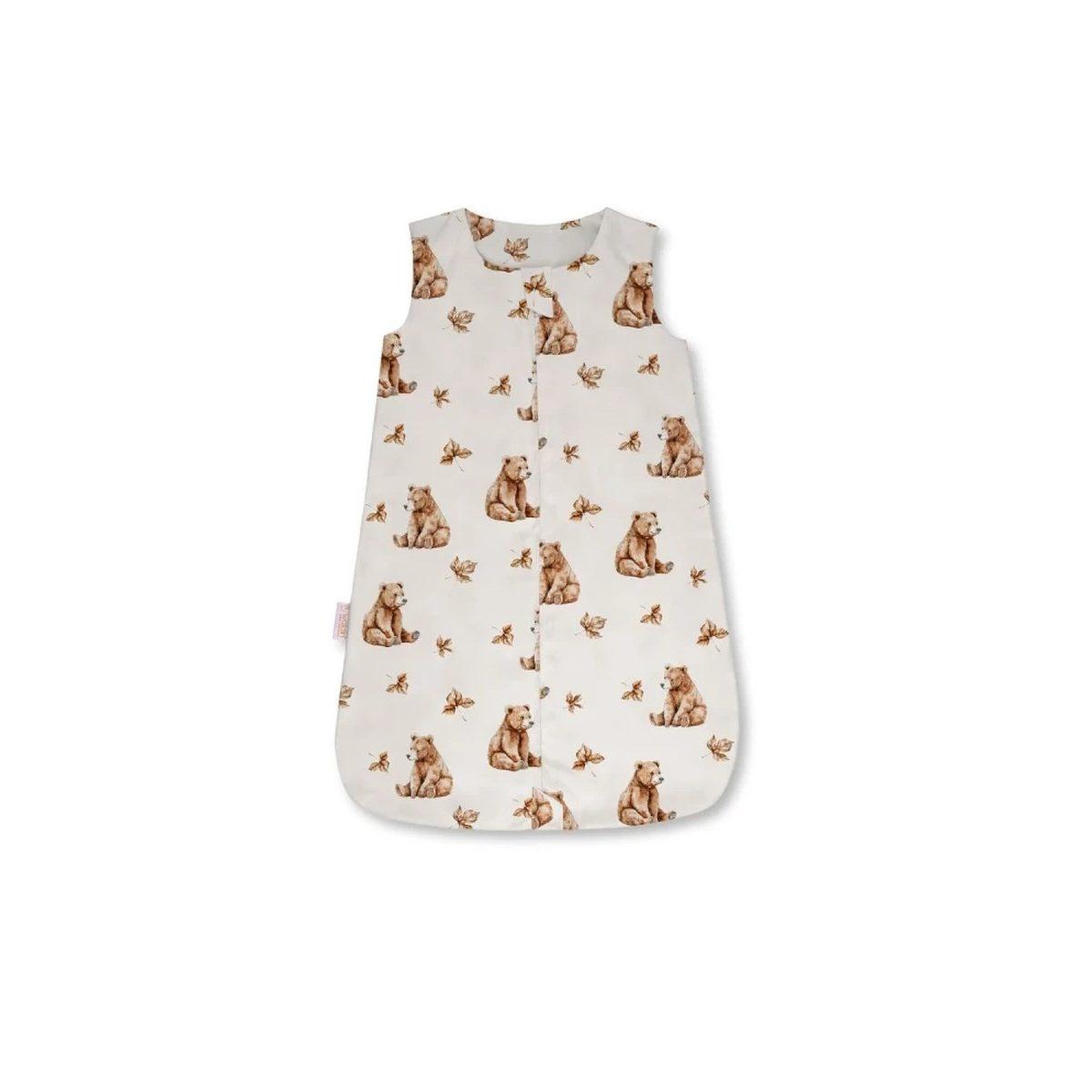 WALDIN Gigoteuse en bambou 40 × 64 cm 0,5 TOG - taille S - motif oursons, beige