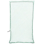 VIDAXL Filet pour remorque avec corde elastique vert 2,5x1,5 m PP