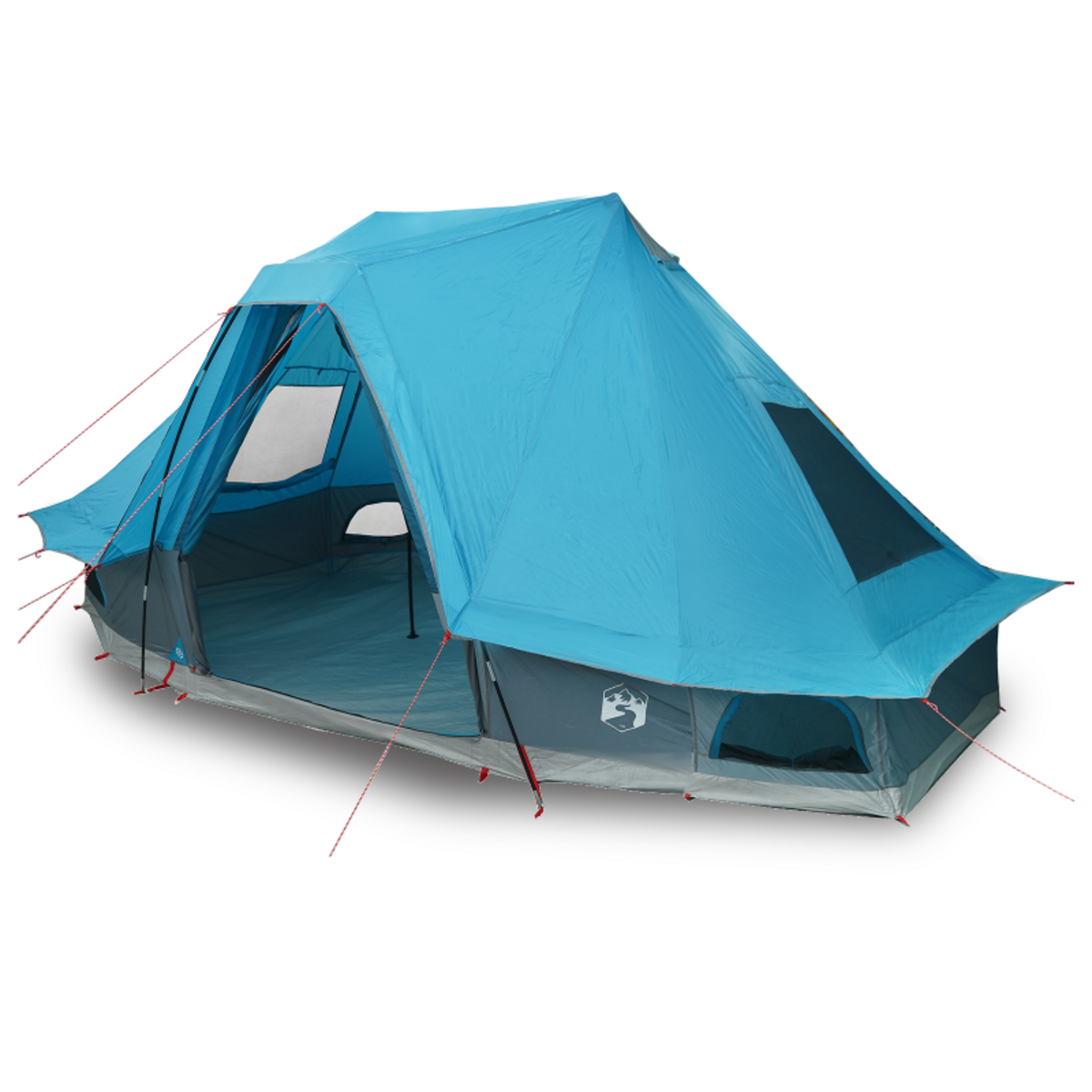 VIDAXL Tente Familiale Tipi Bleue 6 Personnes Étanche