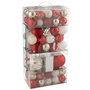 Voir la diapositive 2 : Paris Prix Lot de 80 Boules de Noël  Night  58cm Rouge & Doré