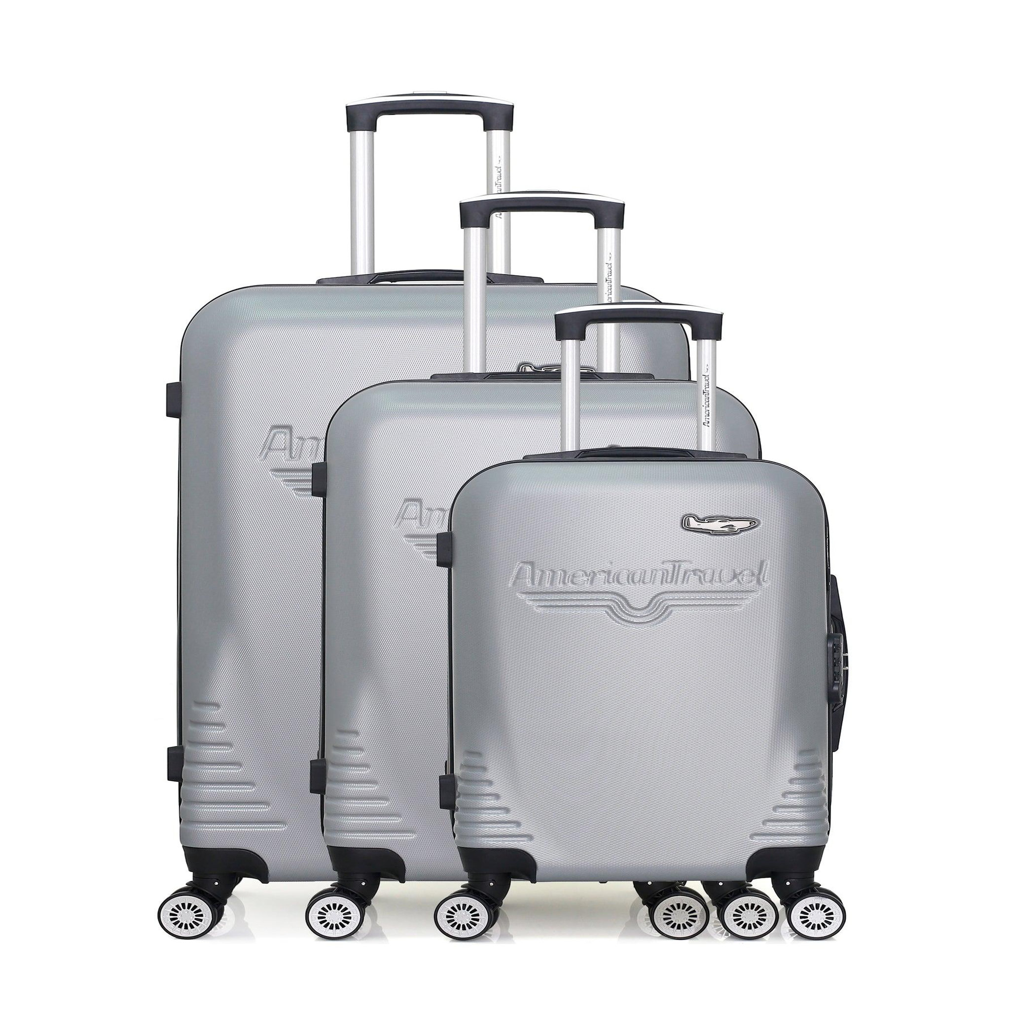AMERICAN TRAVEL American travel - set de 3 valises dc 75 cm 4 roues
