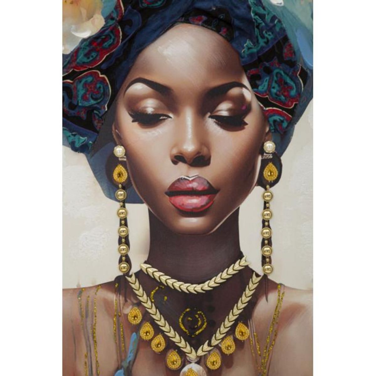 Paris Prix Tableau Déco  Ayda Face  72x102cm Multicolore