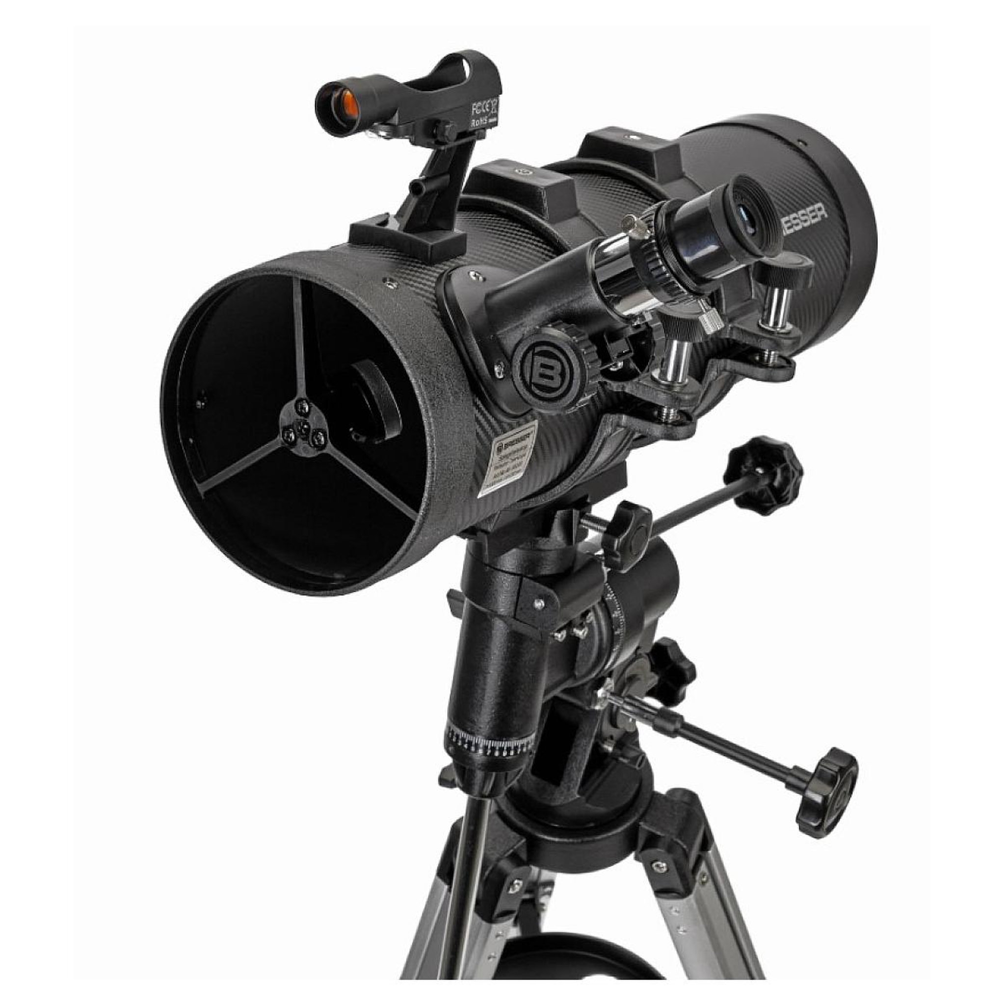 Voir la diapositive 2 : Bresser Télescope Spica 130/1000 EQ3  + adapt. smartphone
