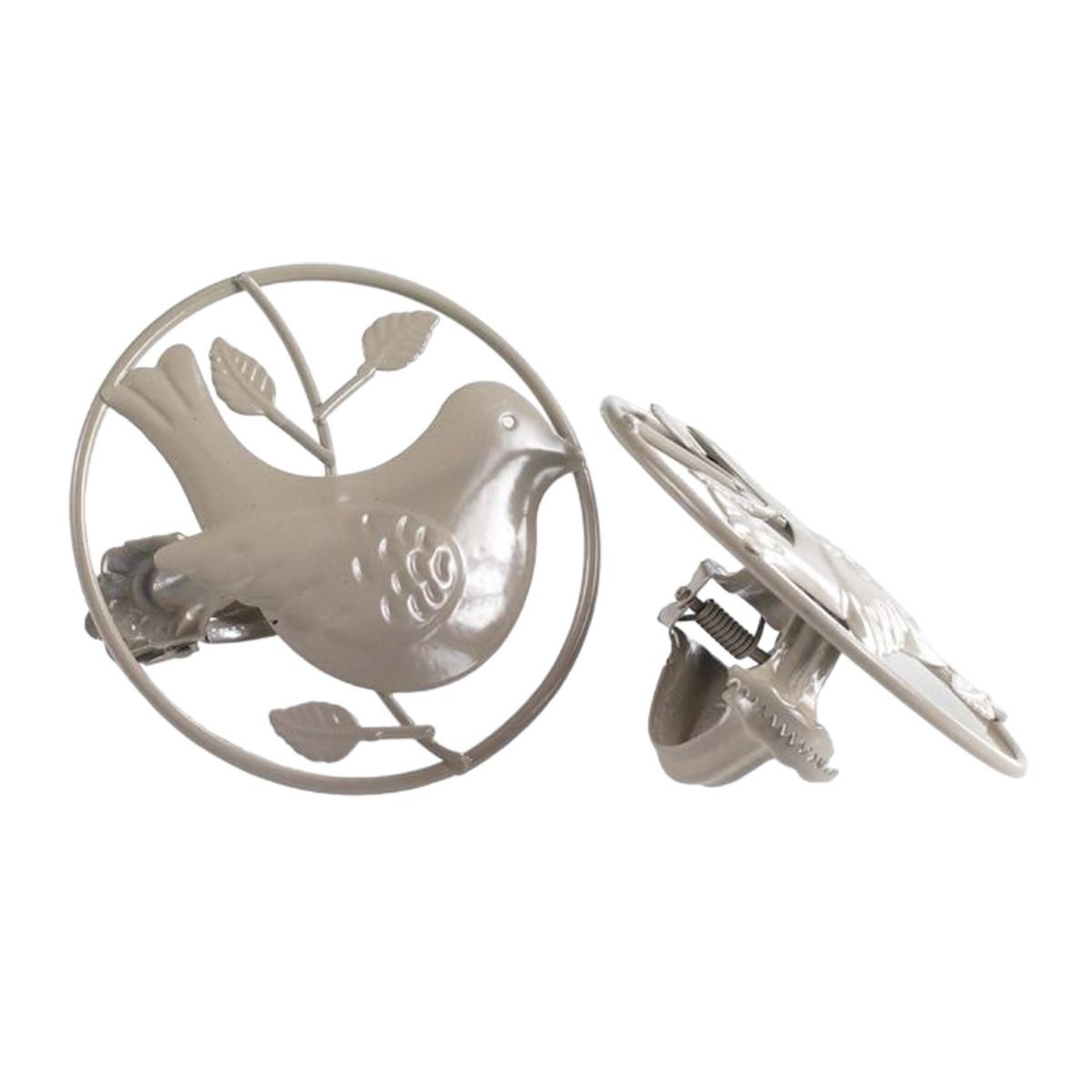 Douceur d'Intérieur Lot de 2 embrasses de rideau  passero  8cm taupe