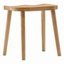 Voir la diapositive 2 : Paris Prix Tabouret en Teck  Orust  44cm Naturel