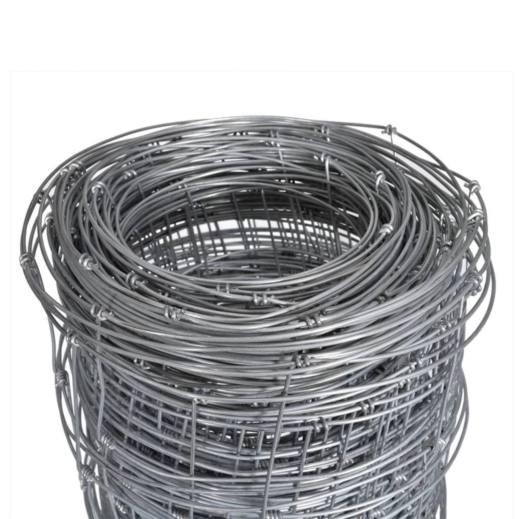 Voir la diapositive 3 : VIDAXL Cloture de jardin Acier galvanise 50x1,6 m Argente
