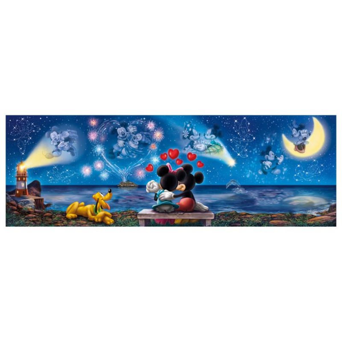 CLEMENTONI Clementoni Panorama Puzzle Mickey & Minnie, 1000st.