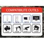 Voir la diapositive 2 : MECAFER Groupe électrogène Inverter MF2200i - 2000W