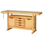 OUTIFRANCE Établi 1.75m x 0.50m - 8 tiroirs