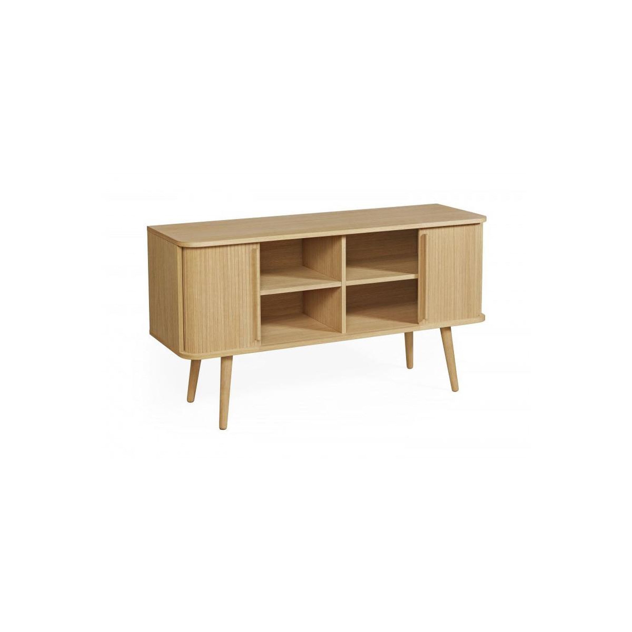 Voir la diapositive 6 : Paris Prix Buffet 2 portes en bois massif  rove  138cm chêne