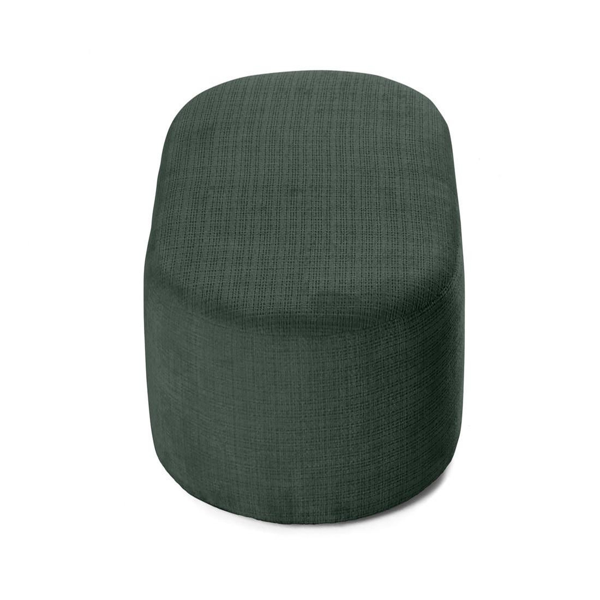 Voir la diapositive 4 : BEST MOBILIER Miro - pouf en velours texturé