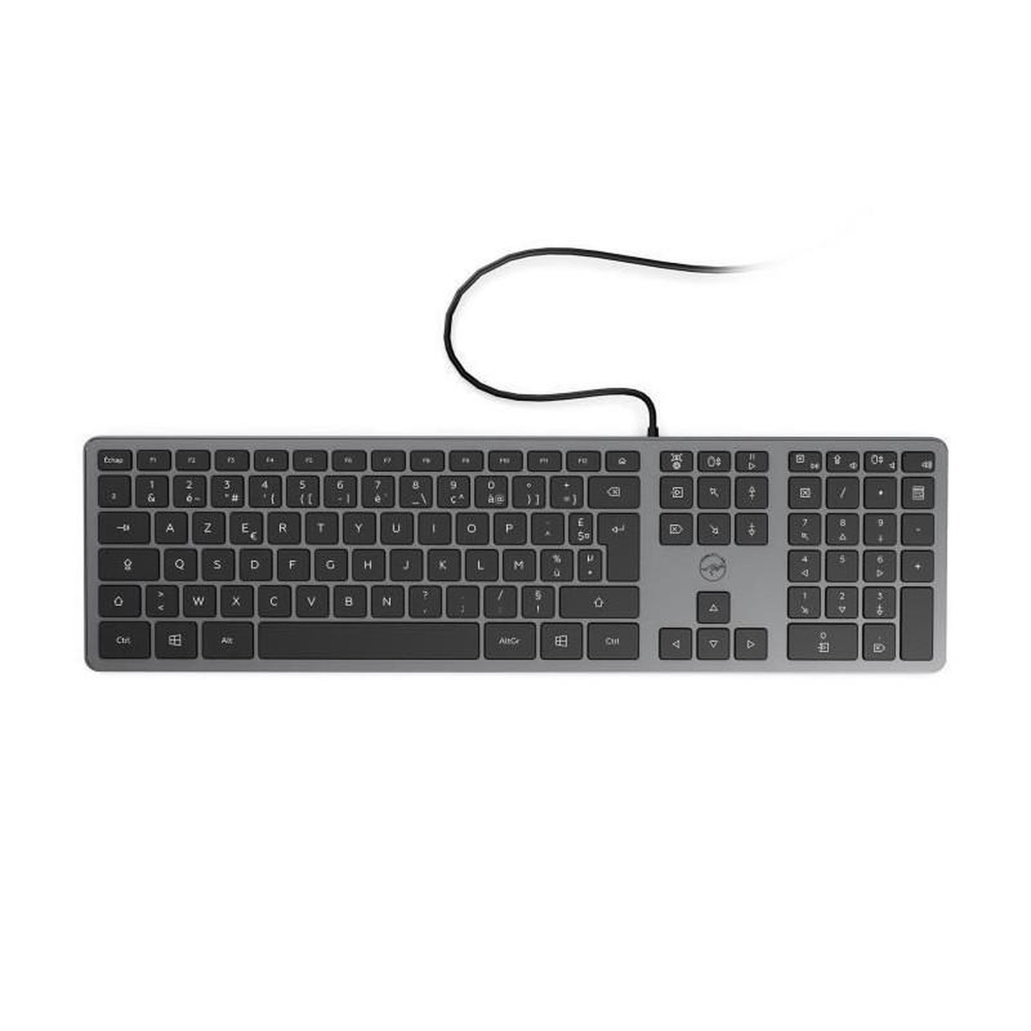 Mobility Lab MOBILITY LAB Clavier filaire Slim finition metal - Space Grey