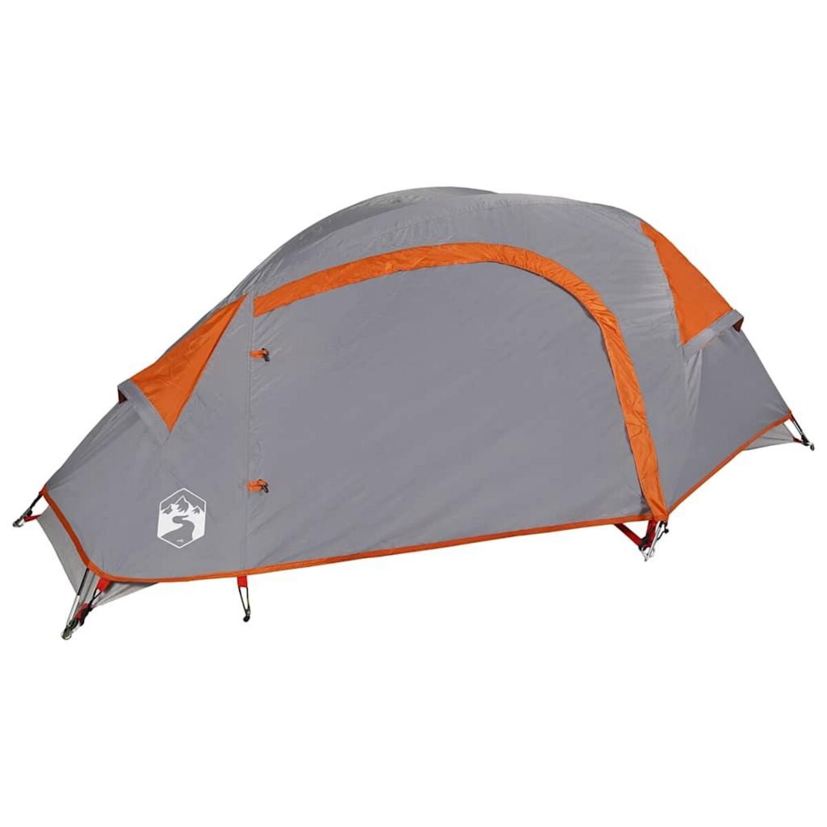 VIDAXL Tente de camping a dome 1 personne orange impermeable