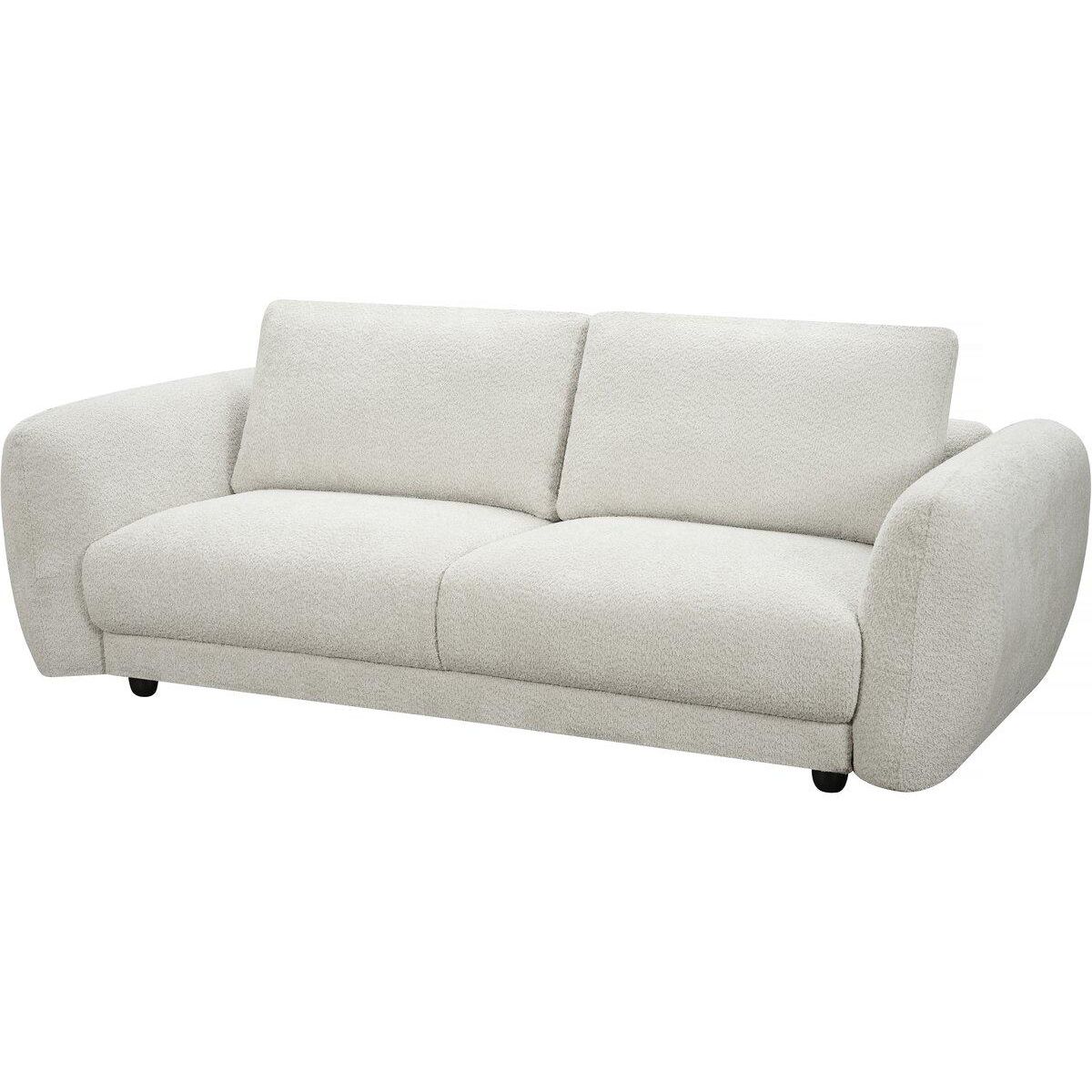 Habitat et Jardin Canapé droit en tissu chenille  Saint Germain S  - 3 places - Beige