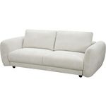 Habitat et Jardin Canapé droit en tissu chenille  Saint Germain S  - 3 places - Beige