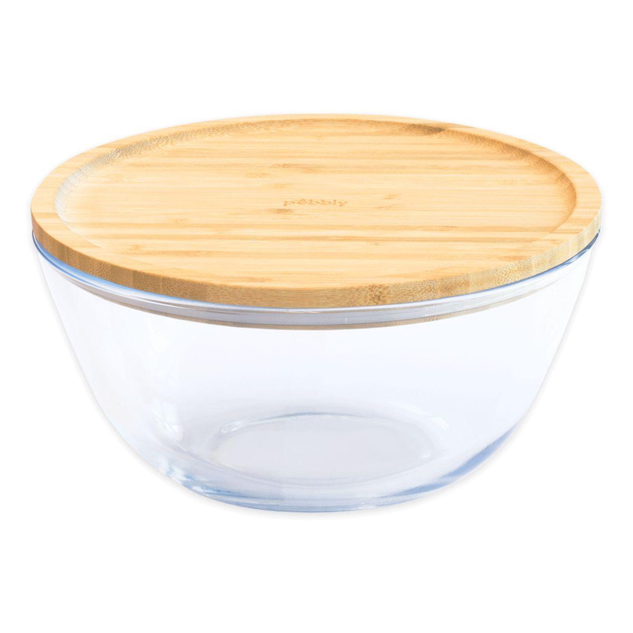 PEBBLY Boîte alimentaire bol a mixer rond 1.6l avec couvercle