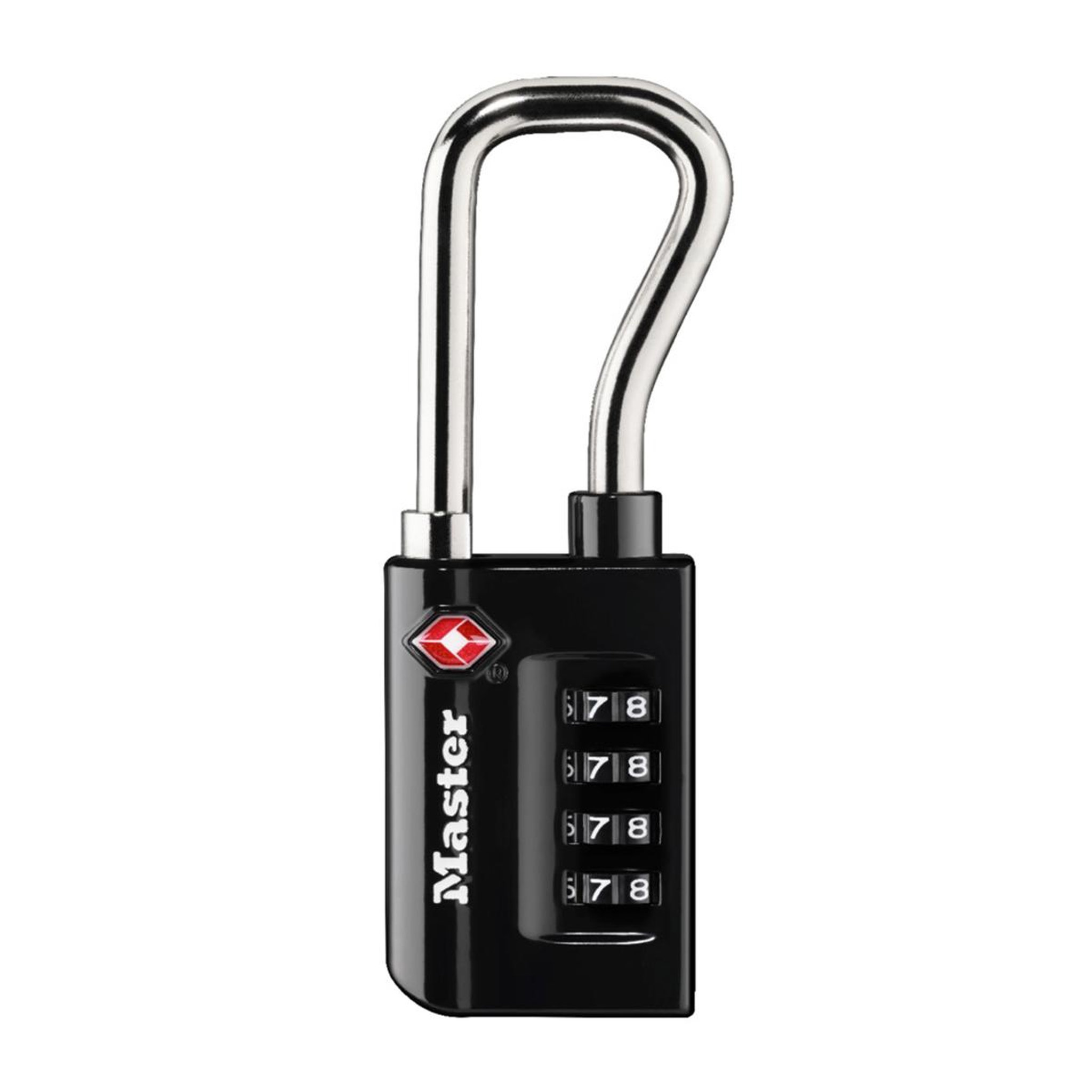 Master lock 4696eurdblk cadenas à combinaison tsa, noir,  10,6 x 3,5 x 1,4 cm