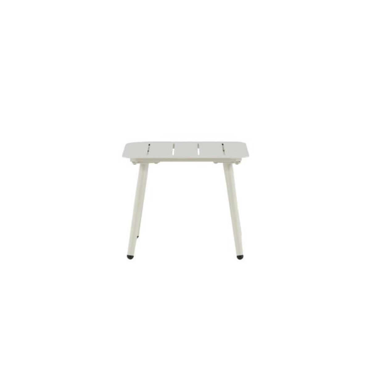Paris Prix Table d'Appoint de Jardin Carrée  Lina  40cm Beige