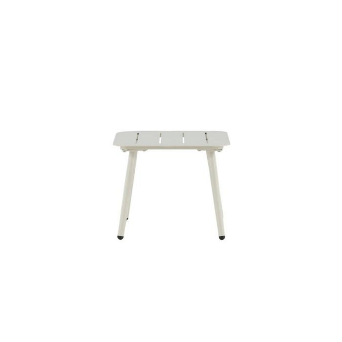 Paris Prix Table d'Appoint de Jardin Carrée  Lina  40cm Beige