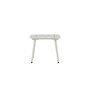 Voir la diapositive 3 : Paris Prix Table d'Appoint de Jardin Carrée  Lina  40cm Beige