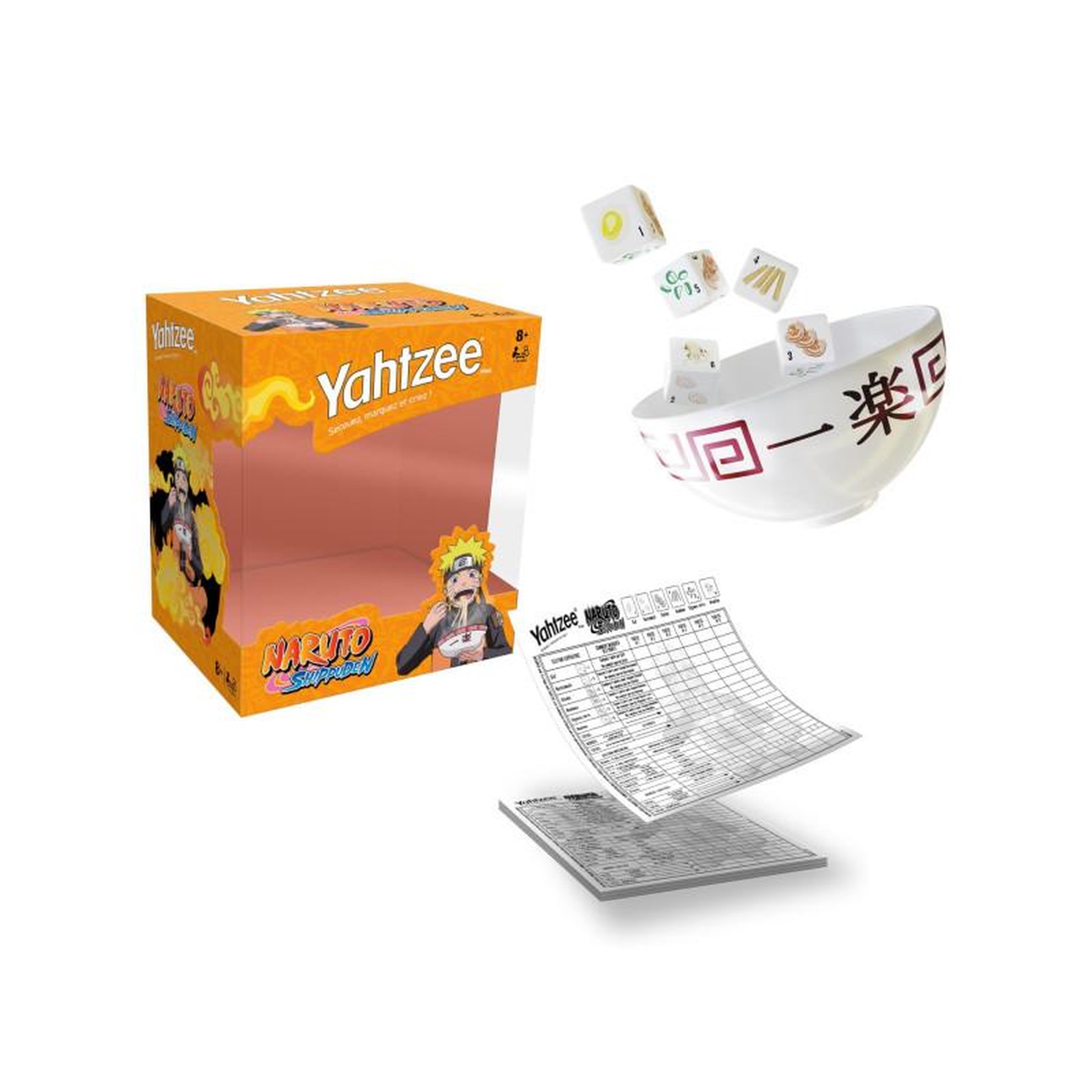Voir la diapositive 2 : Winning Moves Jeu d'ambiance Winning Moves Yahtzee Naruto Shippuden