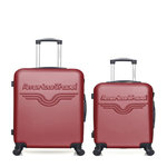 AMERICAN TRAVEL AMERICAN TRAVEL - Lot de 2 - Valise weekend et valise cabine CHELSEA. Coloris disponibles : Bleu