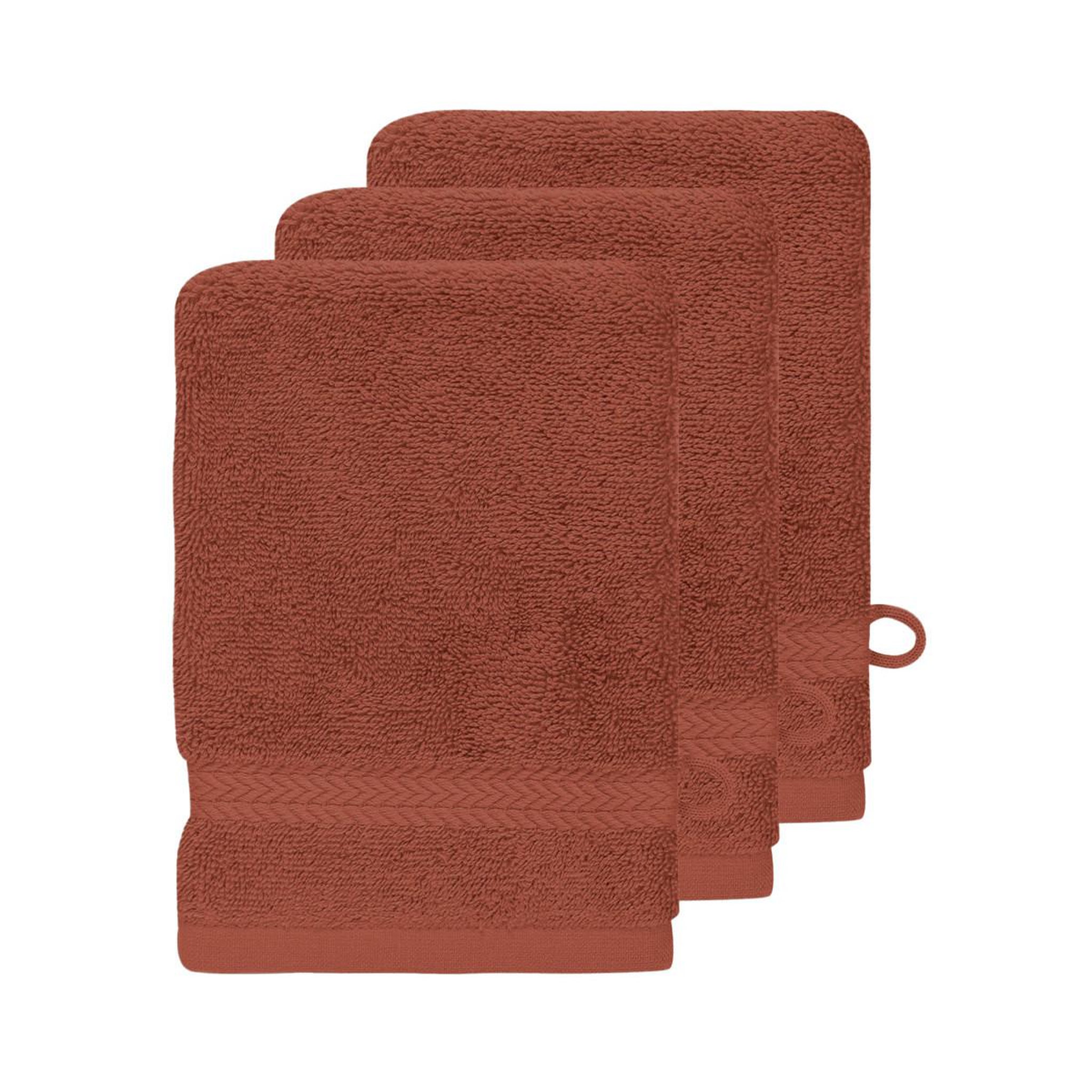 Voir la diapositive 1 : Sensei Maison Lot de 3 gants de toilette 550 g/m² LUXURY - 16x22 cm