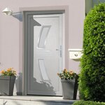 VIDAXL Porte d'entree Blanc 108x208 cm PVC