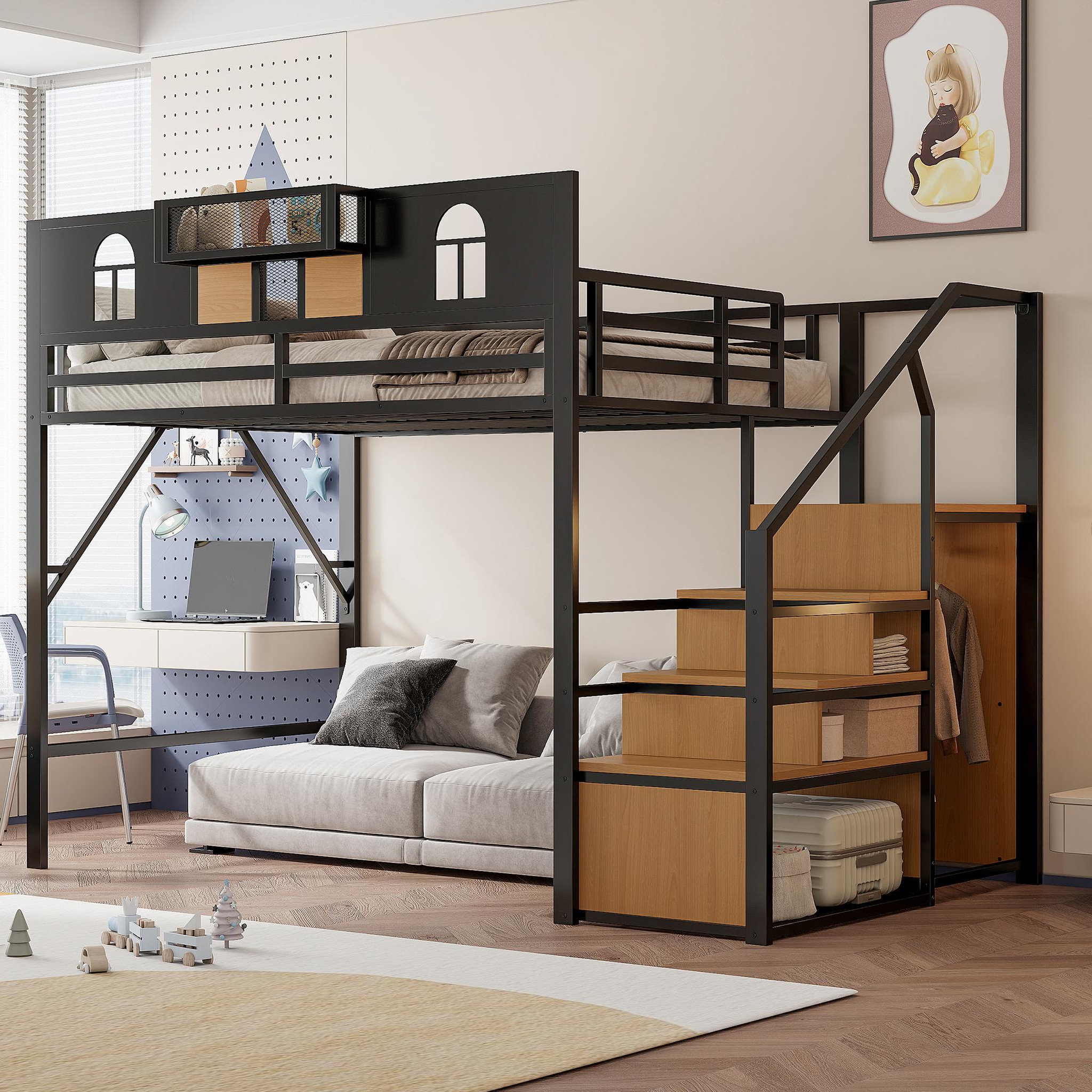 Voir la diapositive 4 : MERAX Lit mezzanine