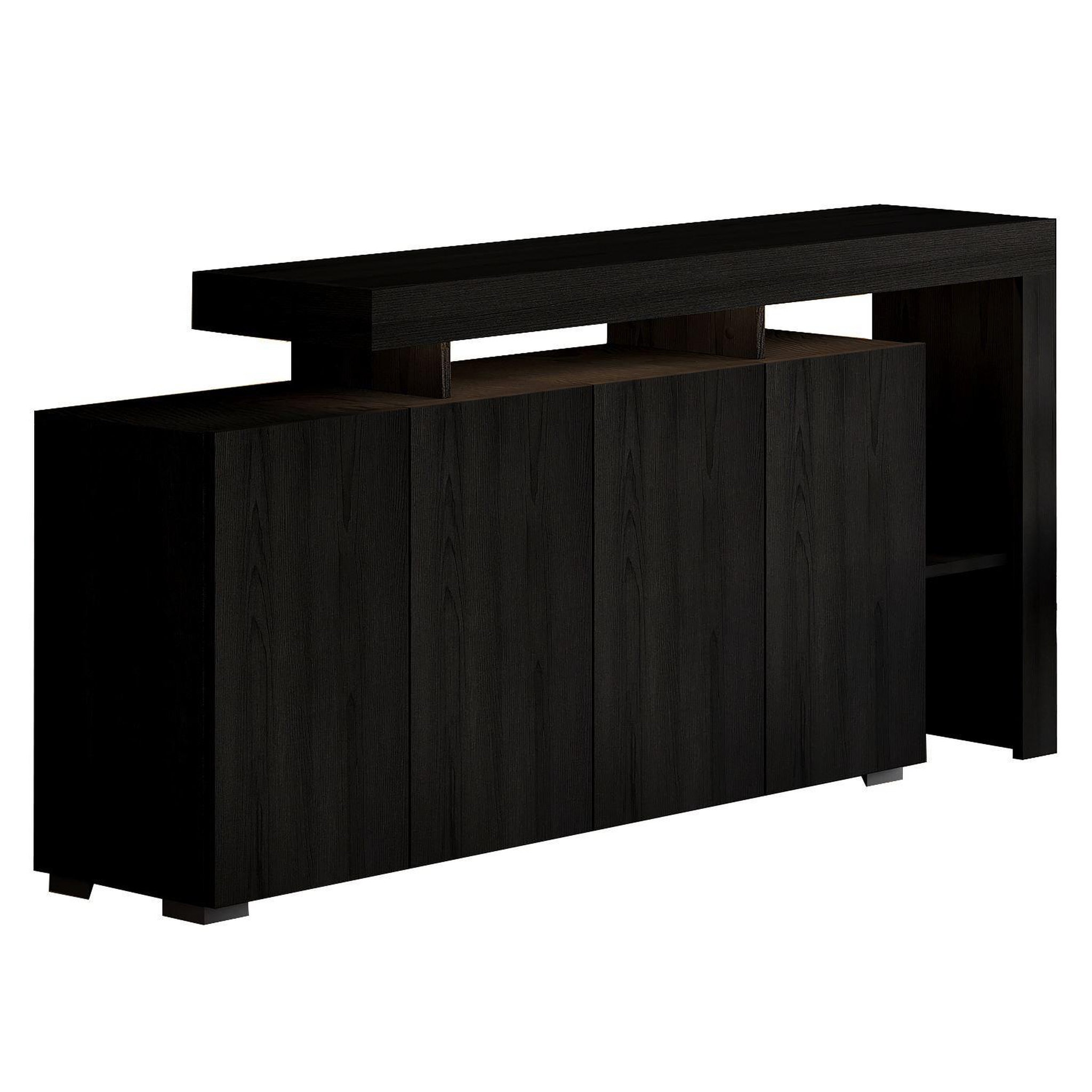 Habitat et Jardin Buffet en bois  beliz  - 170 x 35 x 80 cm - bois noir