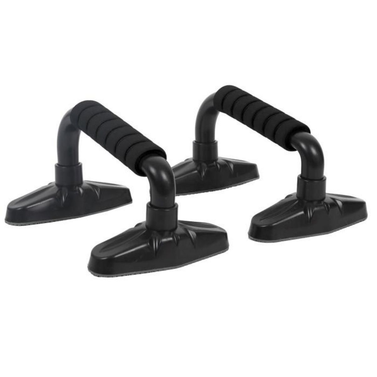 Paris Prix Lot de 2 Poignées d'Appui Pompes  Fitness  23cm Noir
