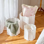 Voir la diapositive 2 : ATMOSPHERA Lot de 3 Paniers Effet Corde  Bloomy  38cm Blanc