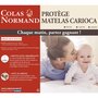 COLAS NORMAND Protège matelas absorbant  anti-acariens CARIOCA