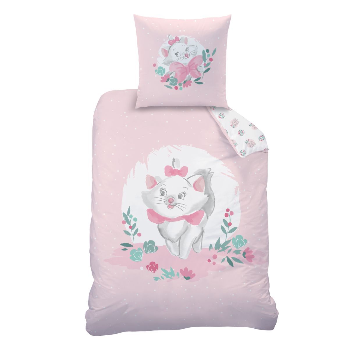 ARISTOCHAT Parure housse de couette enfant fantaisie en coton 57 fils LES ARISTOCHATS
